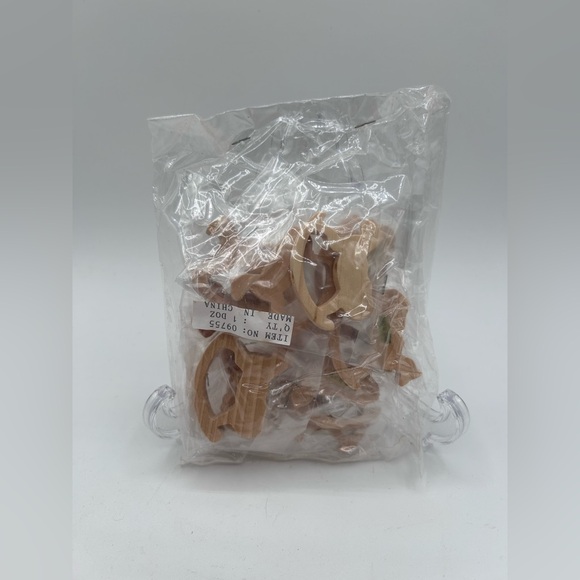 Rocking Horse Wooden Cut Out Craft Pieces Ready To Paint 12 Per Pkg New - Picture 2 of 5